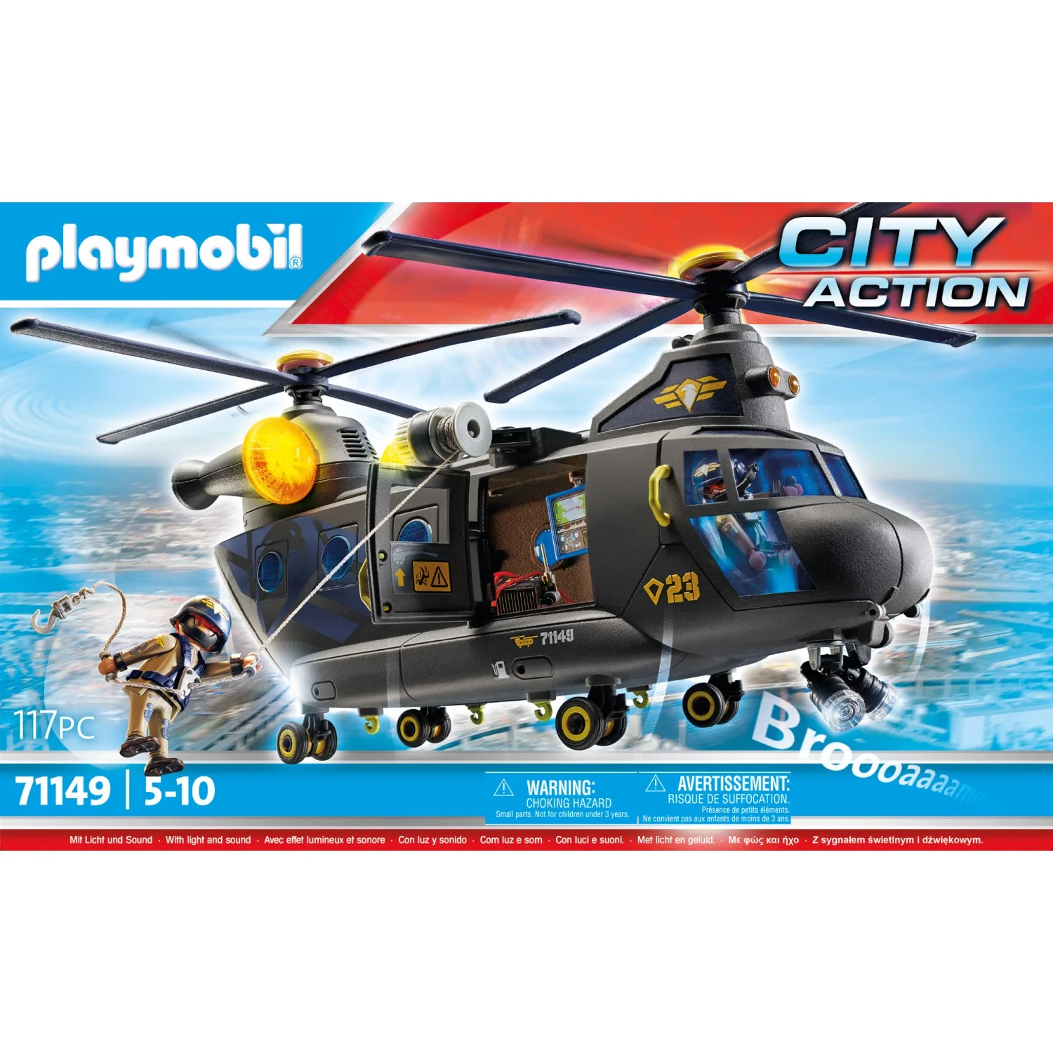 Playmobil® Tactical Unit Rescue Aircraft - Image 3