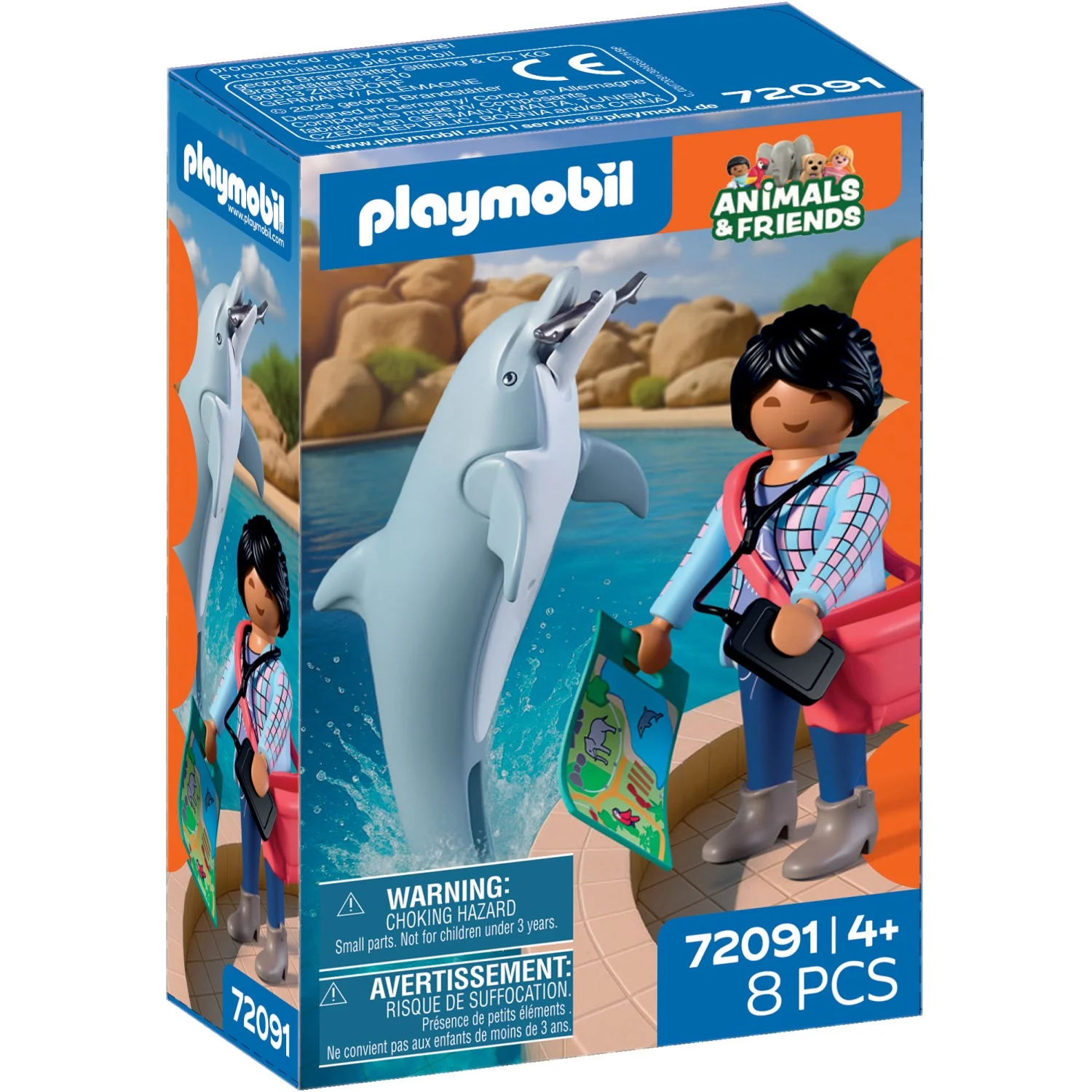 Playmobil® Zoo: Dolphin And Visitor - Image 4