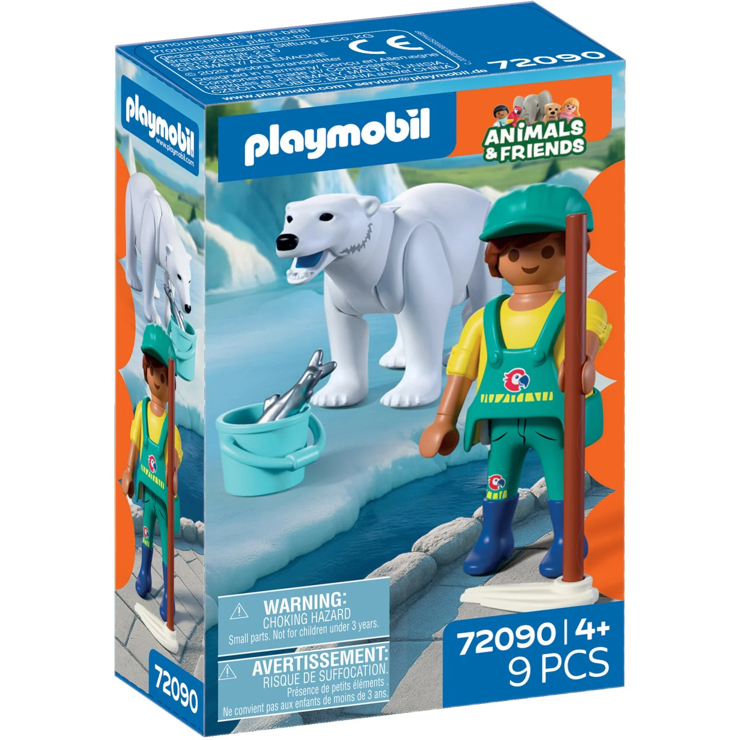 Playmobil® Zoo: Polar Bear And Zookeeper - Image 3
