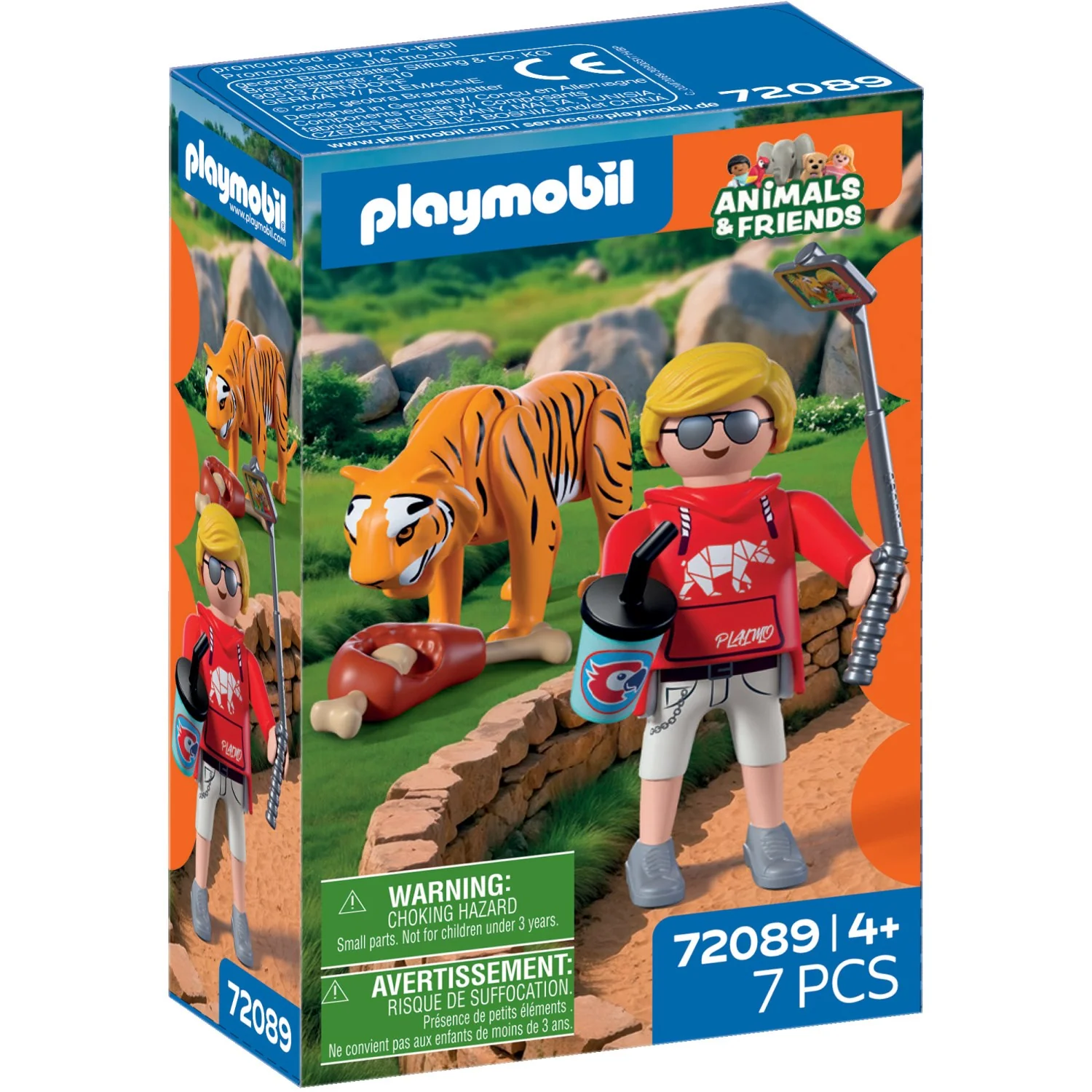 Playmobil® Zoo: Tiger And Visitor - Image 3