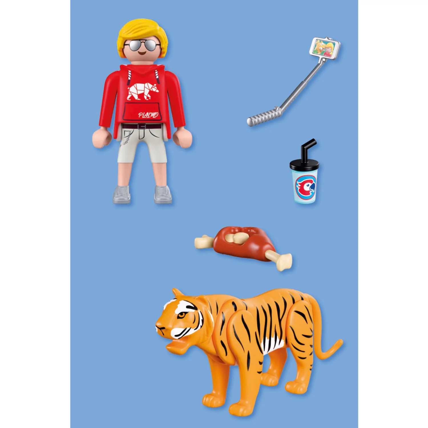 Playmobil® Zoo: Tiger And Visitor - Image 4