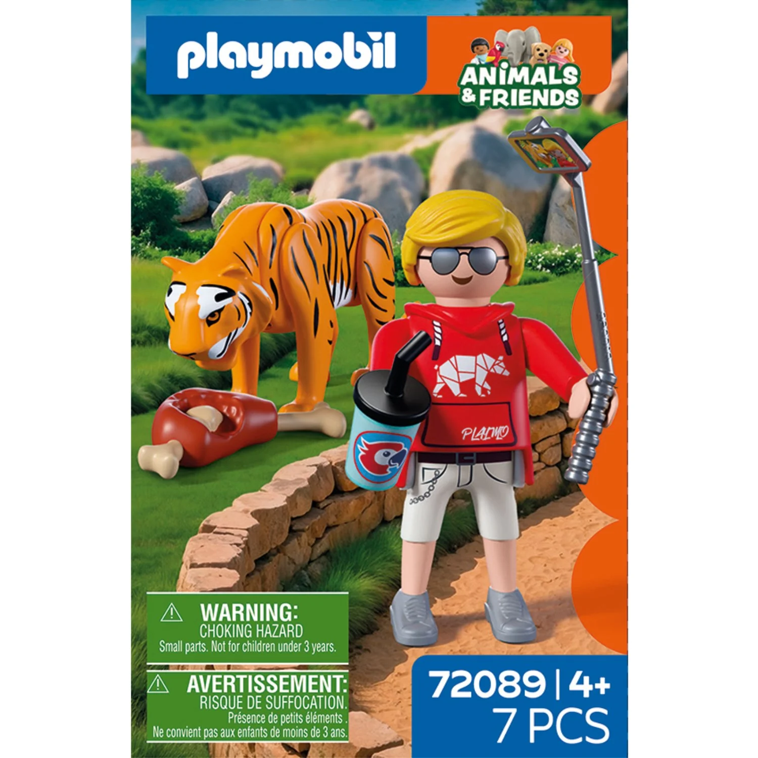 Playmobil® Zoo: Tiger And Visitor - Image 5