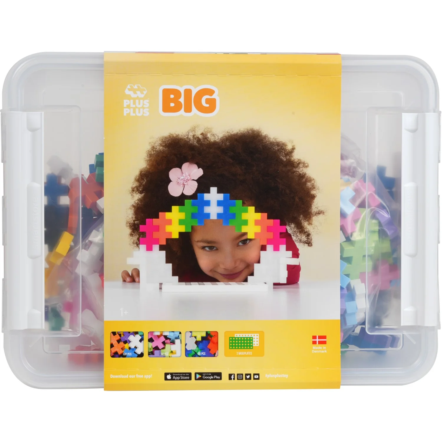 Plus-Plus BIG Storage Box Mix / 200 Pcs - Image 2