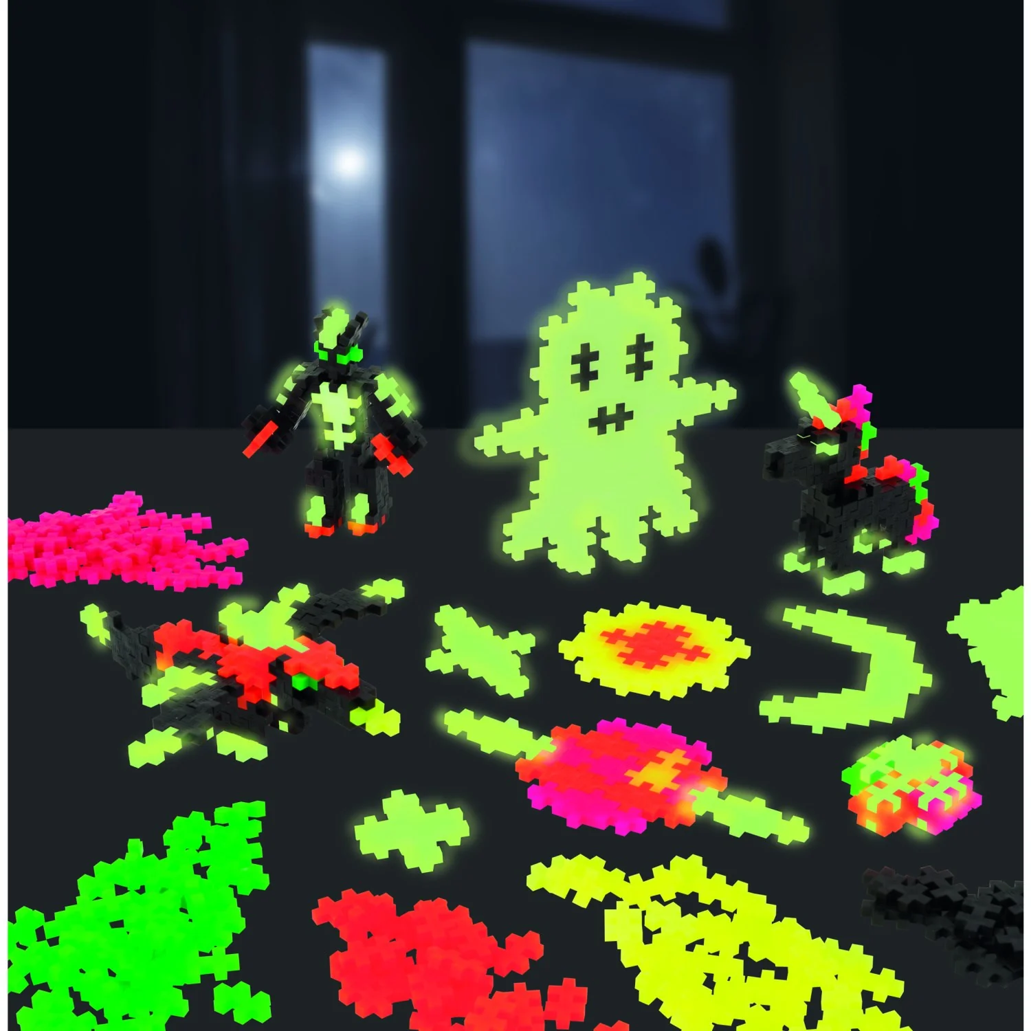 Plus-Plus Build And Glow - Glow In The Dark / 360 Pcs - Image 2