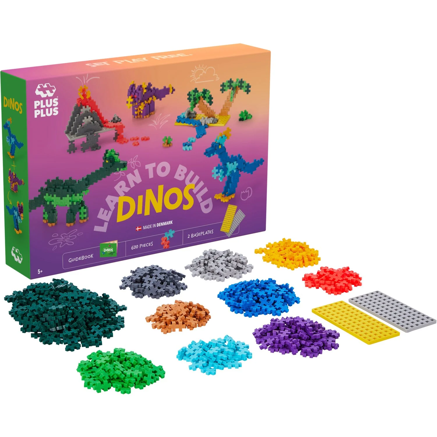 Plus-Plus Learn To Build Dinosaurs - Image 7