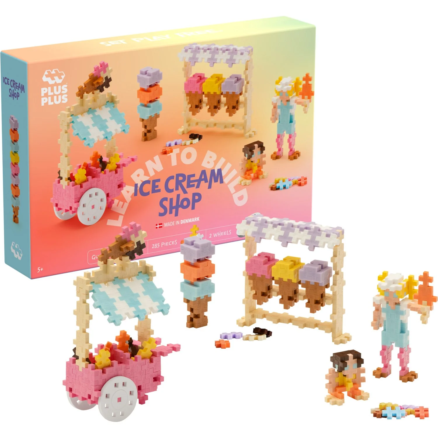 Plus-Plus Learn To Build Ice Cream Shop - Image 9