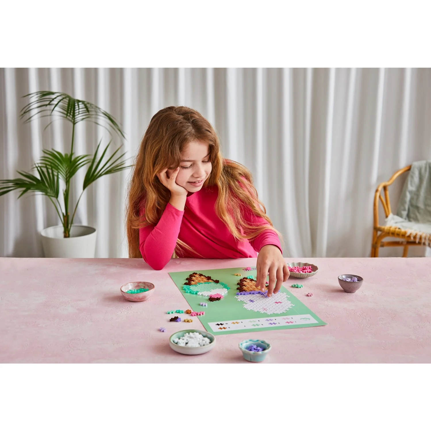 Plus-Plus Puzzle By Number Ice Cream Cones 250pcs - Image 4