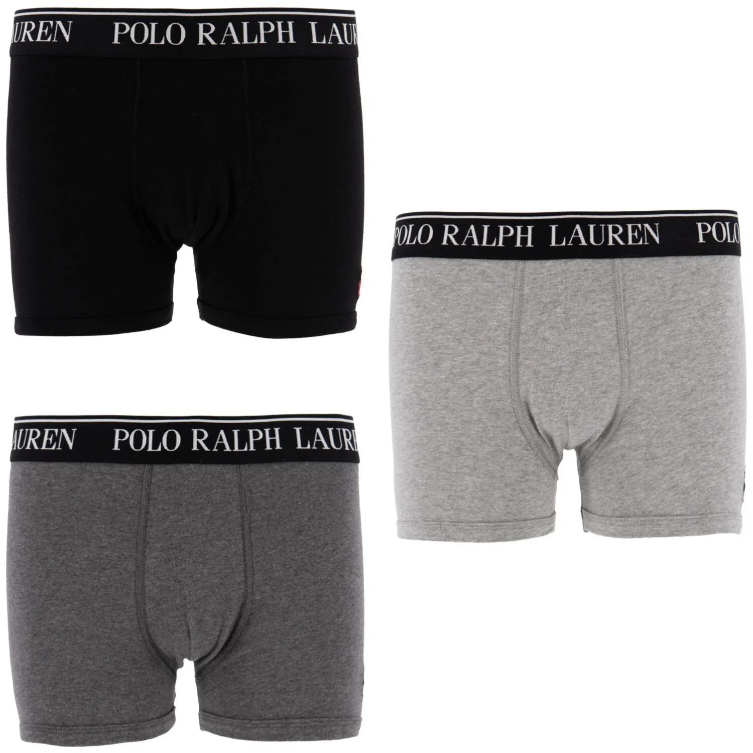 Polo Ralph Lauren Andover Heather Cotton Stretch 3 Pack Boxer/Brief - Image 2
