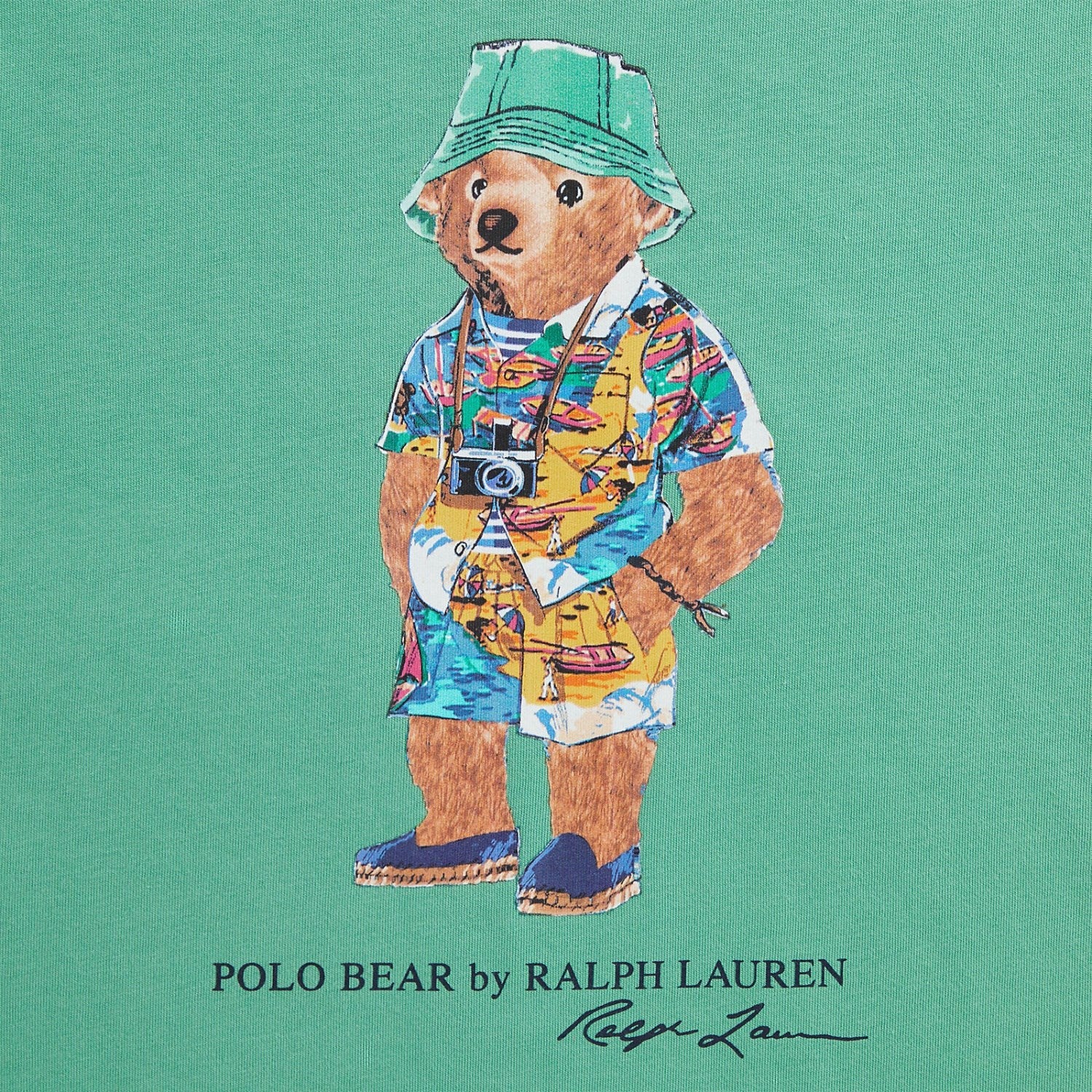 Polo Ralph Lauren Bear Haven Green Boy T-Shirt - Image 2