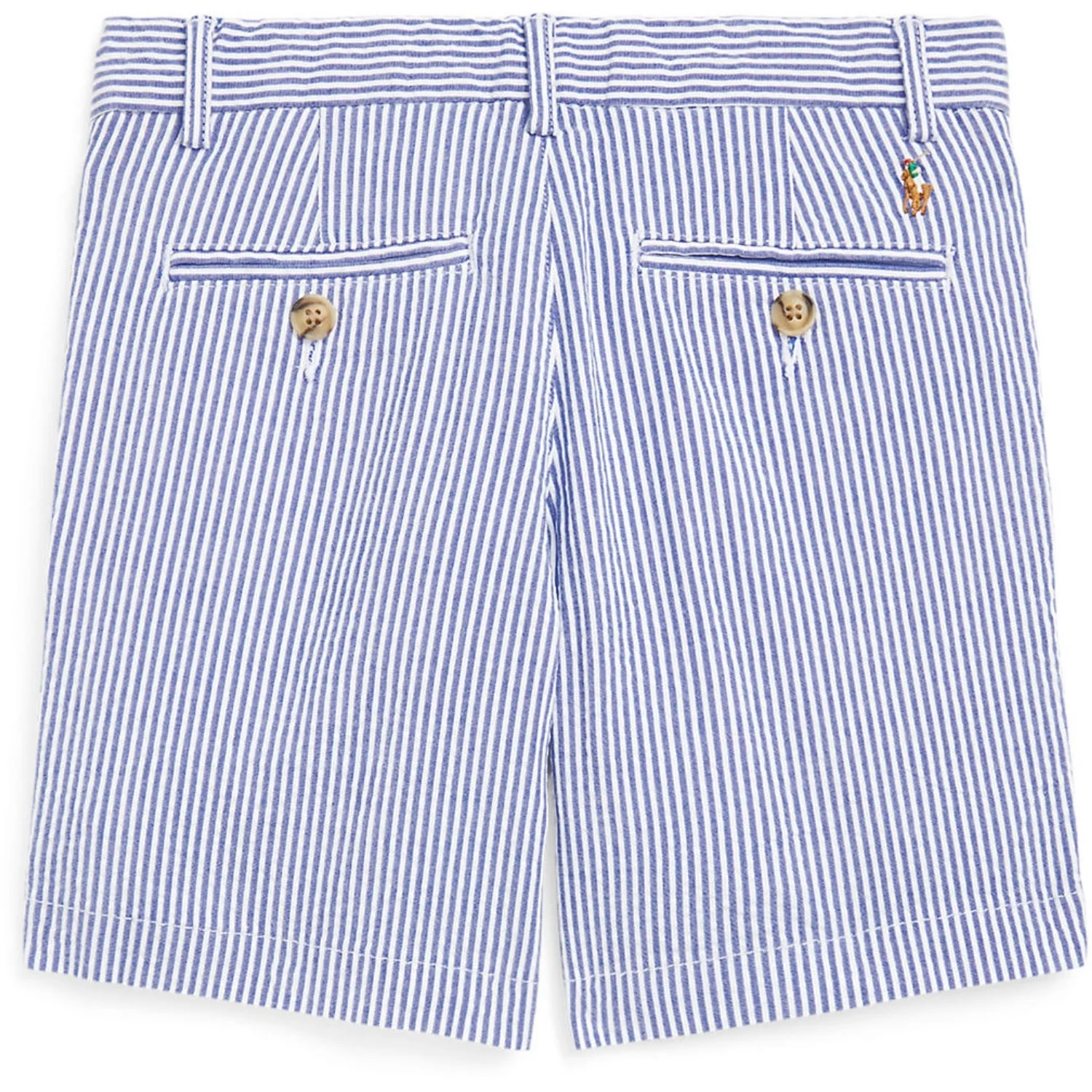 Polo Ralph Lauren Blue Seersucker Preppy Shorts - Image 6