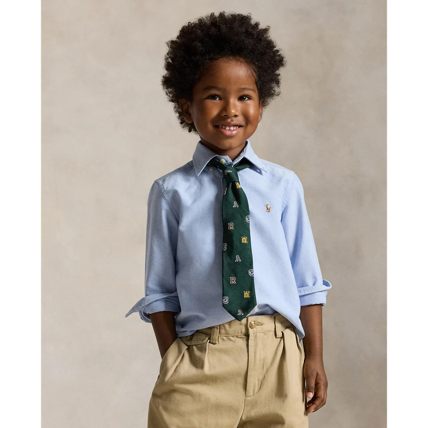 Polo Ralph Lauren Boy Long Sleeved Shirt BSR Blue - Image 2