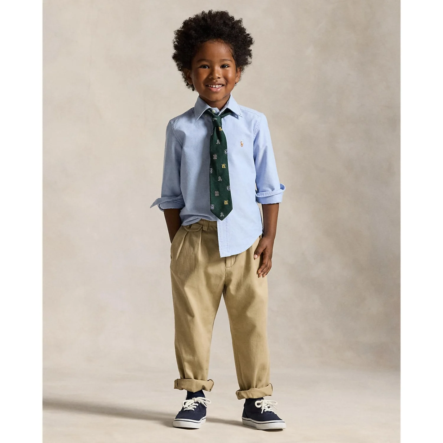 Polo Ralph Lauren Boy Long Sleeved Shirt BSR Blue - Image 4