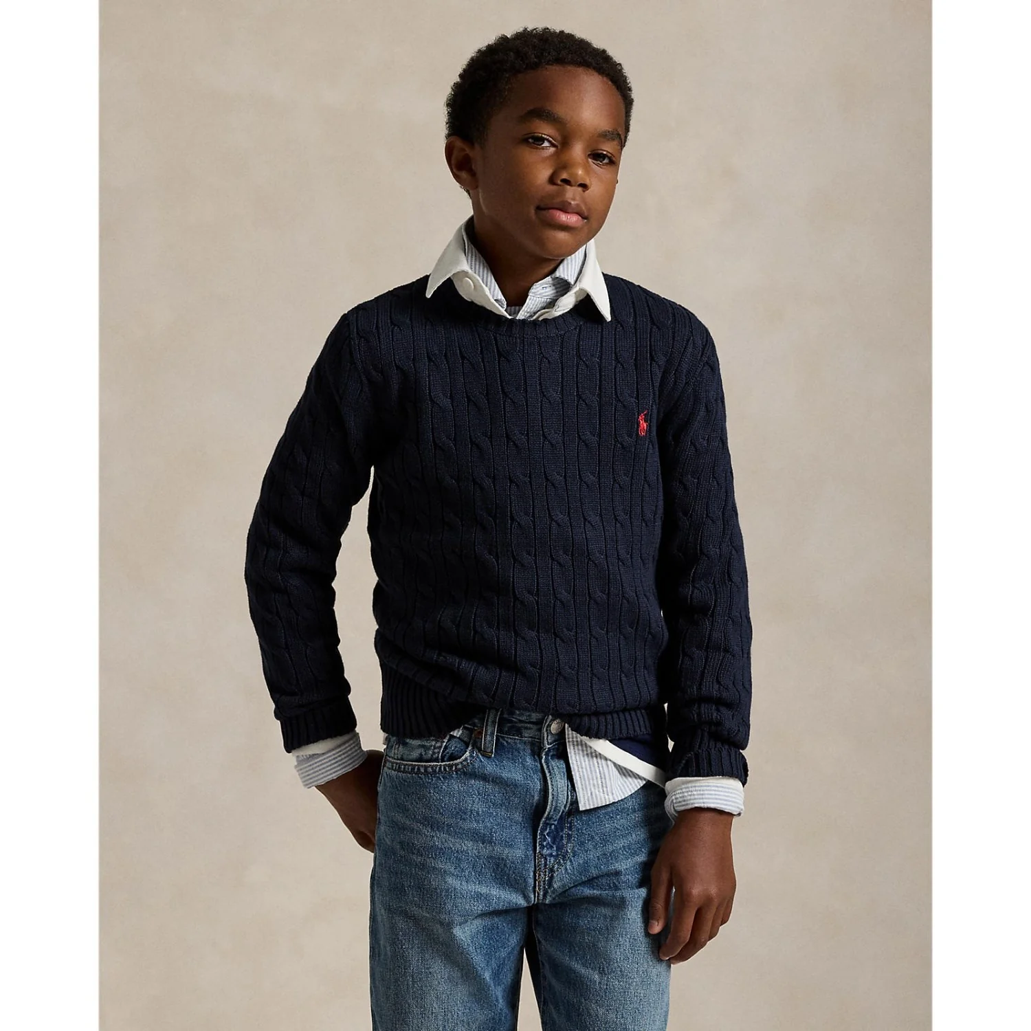 Polo Ralph Lauren Boy Pullover Rl Navy - Image 2
