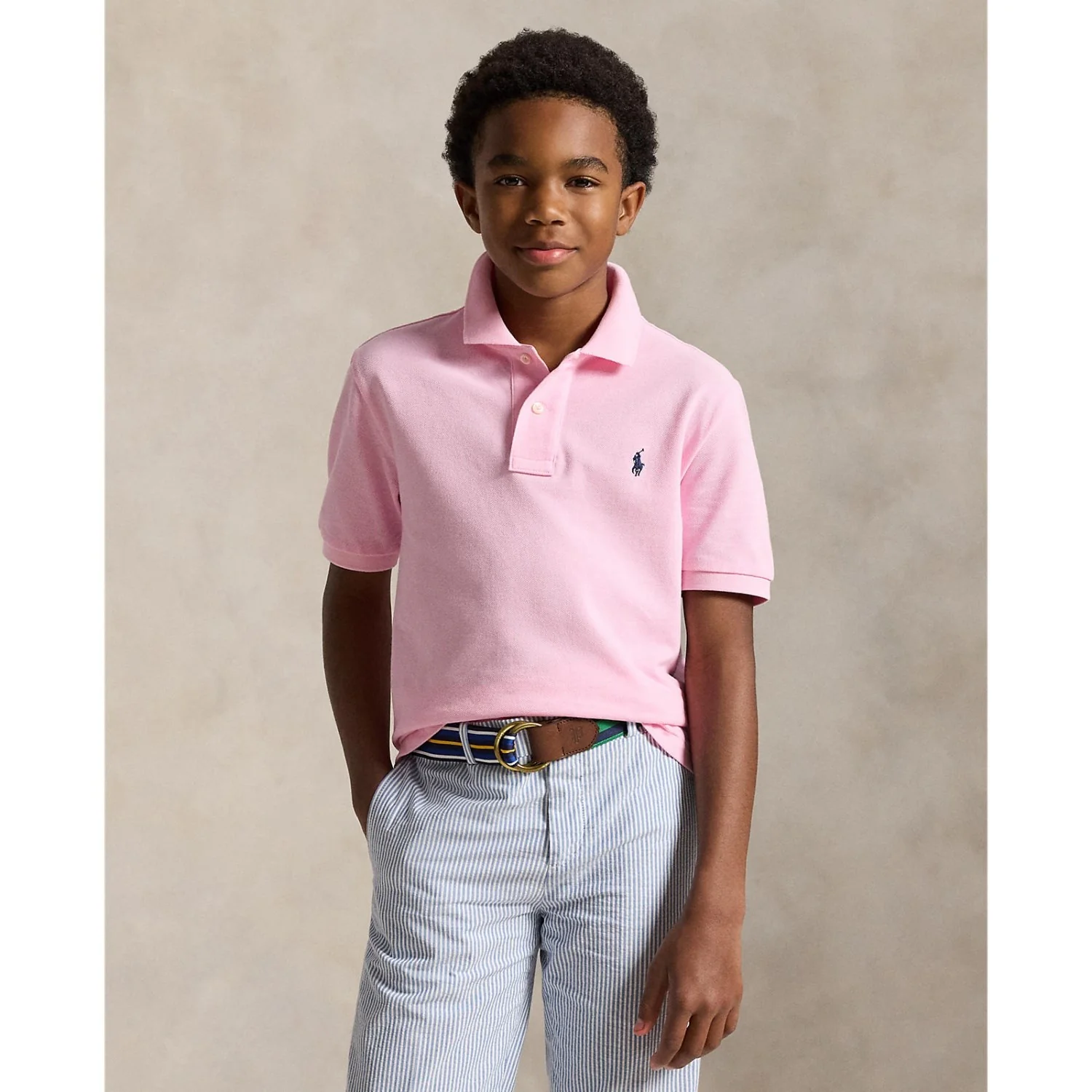 Polo Ralph Lauren Carmel Pink Polo Shirt - Image 2