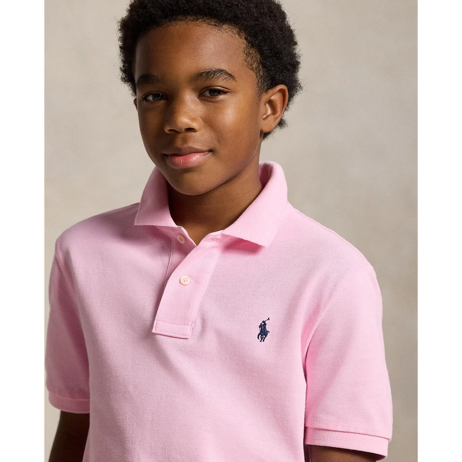 Polo Ralph Lauren Carmel Pink Polo Shirt - Image 3