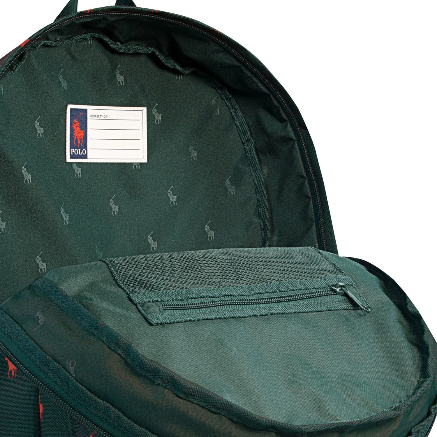 Polo Ralph Lauren College Green Polo Pony Backpack - Image 3