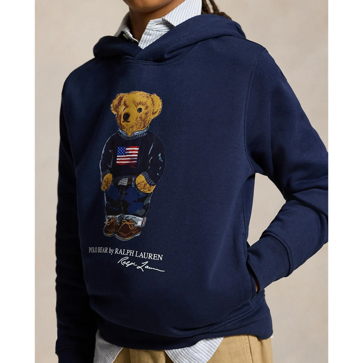Polo Ralph Lauren Cruise Navy Core Bear Sweatshirt - Image 3