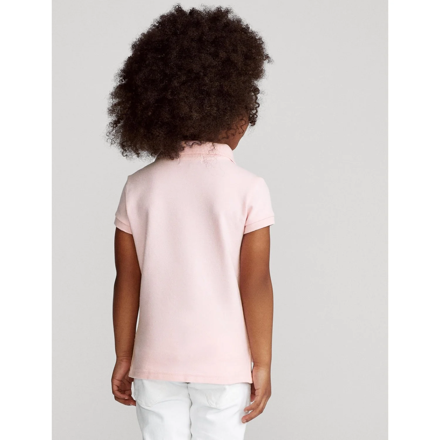 Polo Ralph Lauren Hint Of Pink Girl Polo Shirt - Image 3