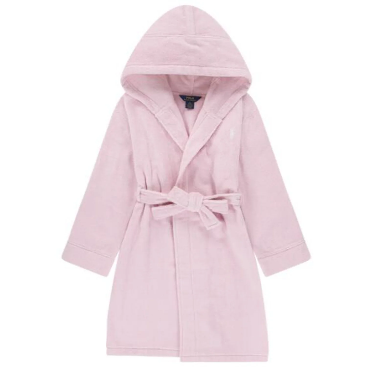 Polo Ralph Lauren Hint Of Pink Hooded Plush Terry Bathrob