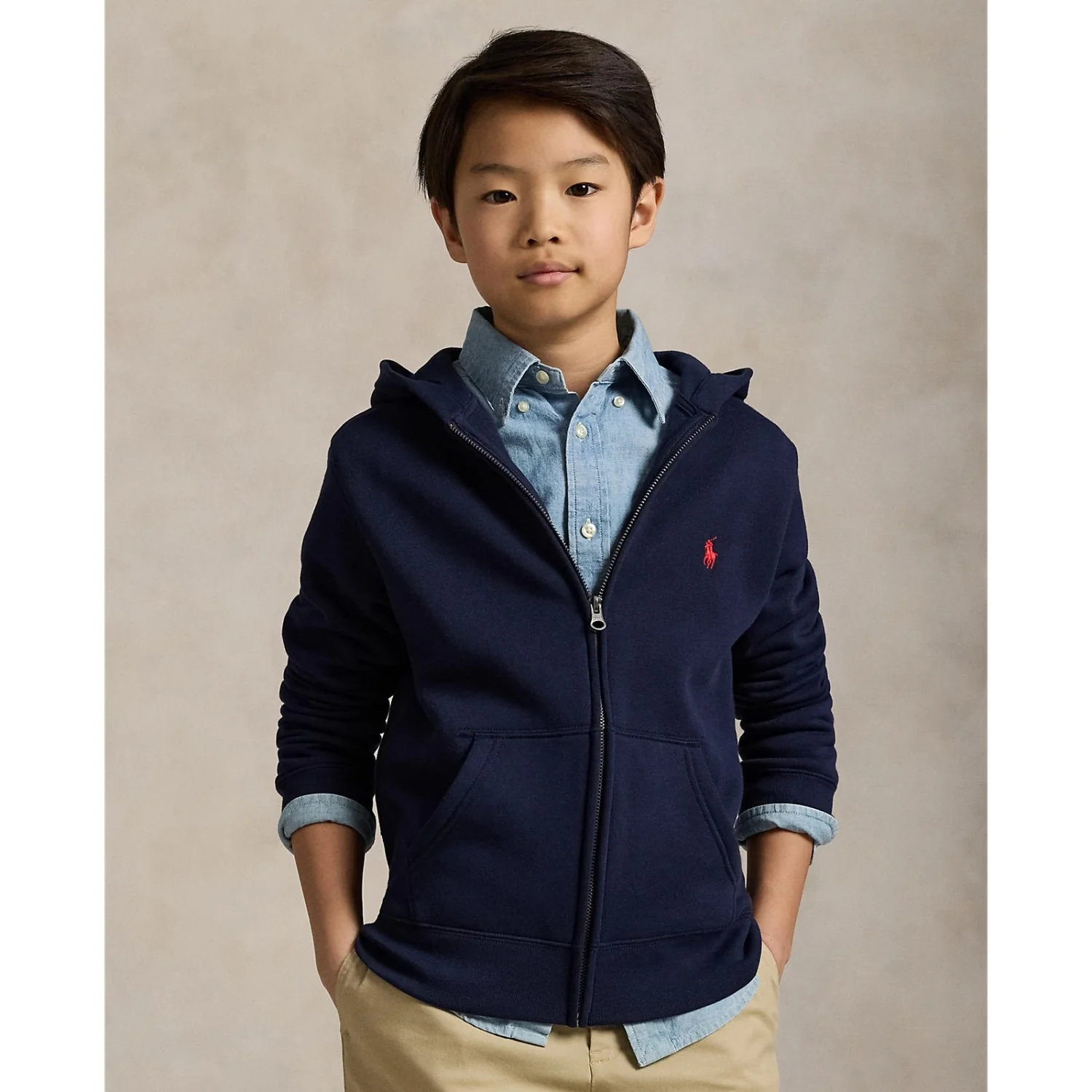 Polo Ralph Lauren Hoodie Cruise Navy - Image 2