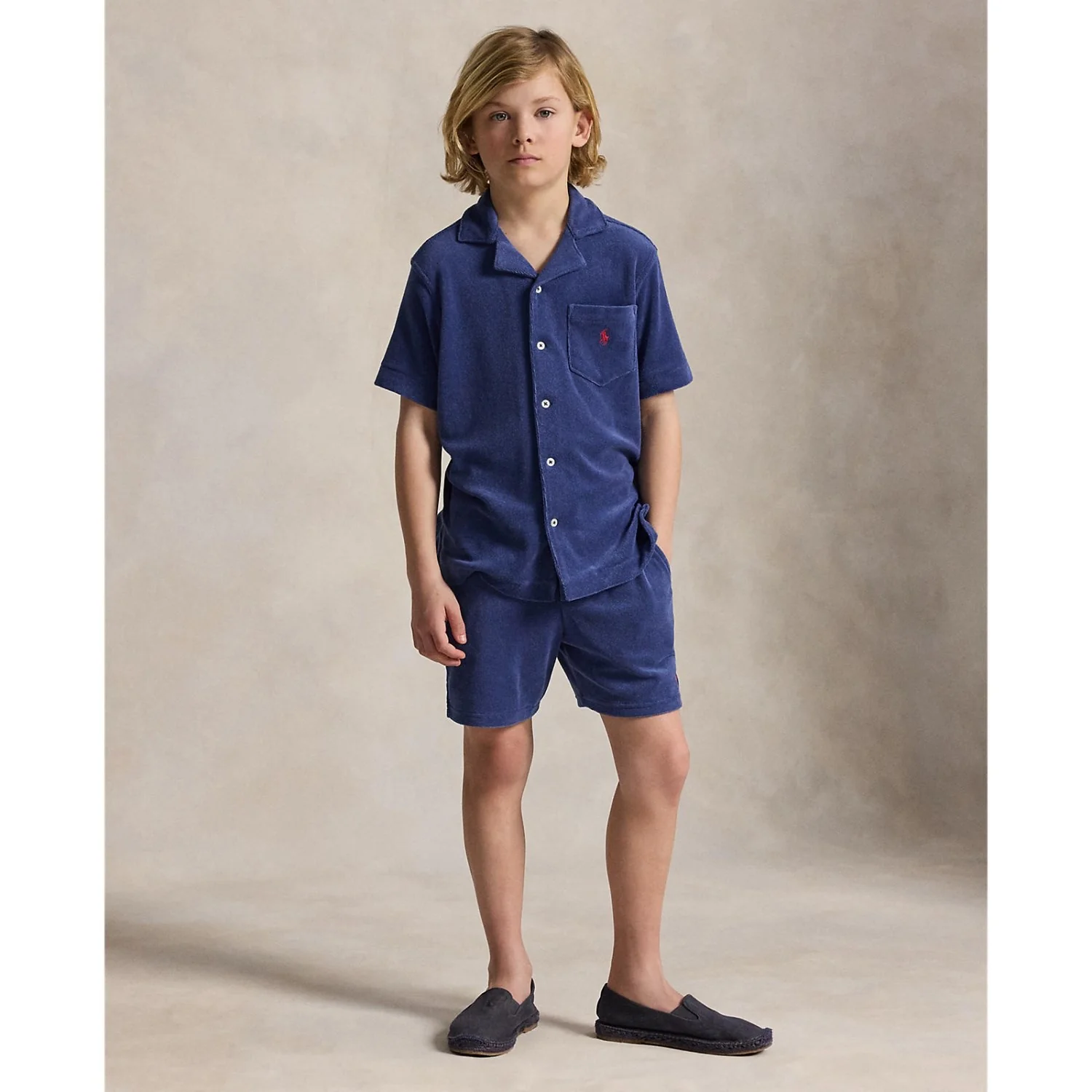 Polo Ralph Lauren Light Navy Button Front Shirt - Image 4