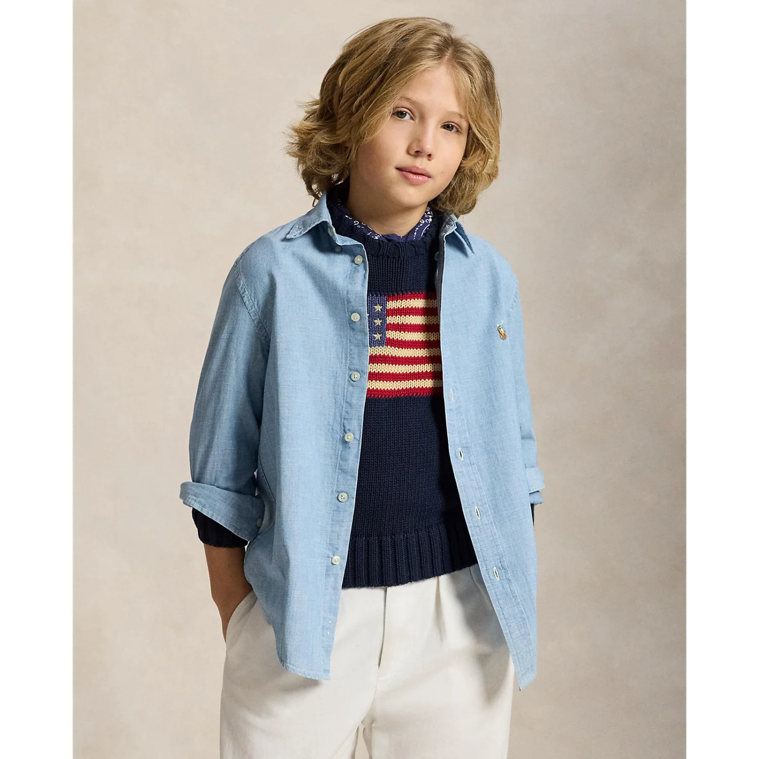 Polo Ralph Lauren Lt Blue Sport Shirt - Image 2