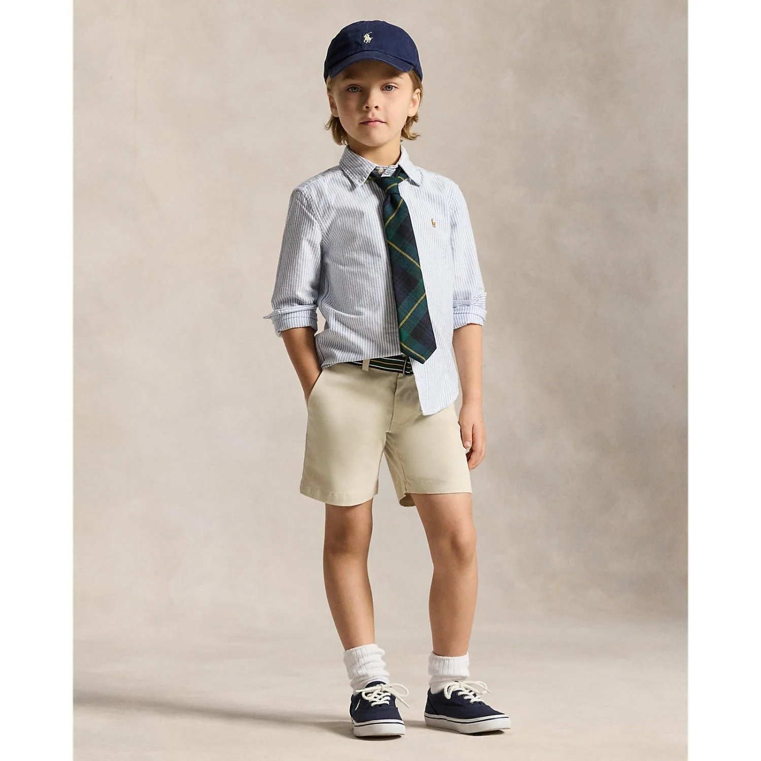 Polo Ralph Lauren Lt Blue Stripe Sport Shirt - Image 4