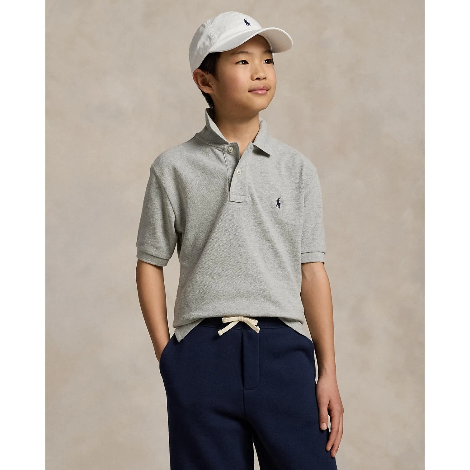 Polo Ralph Lauren New Grey Heather Polo Shirt - Image 2