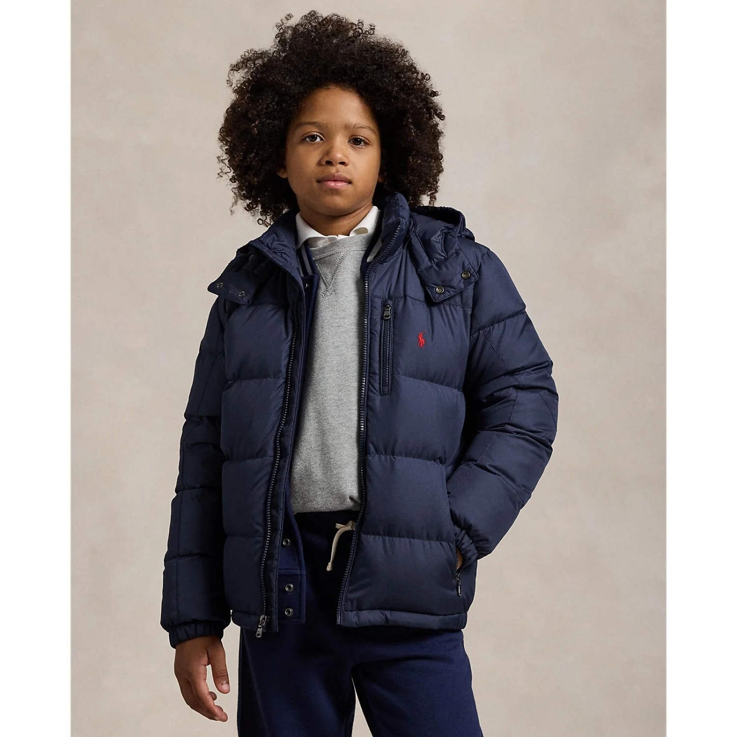 Polo Ralph Lauren Newport Navy Boy Bomber Jacket - Image 2