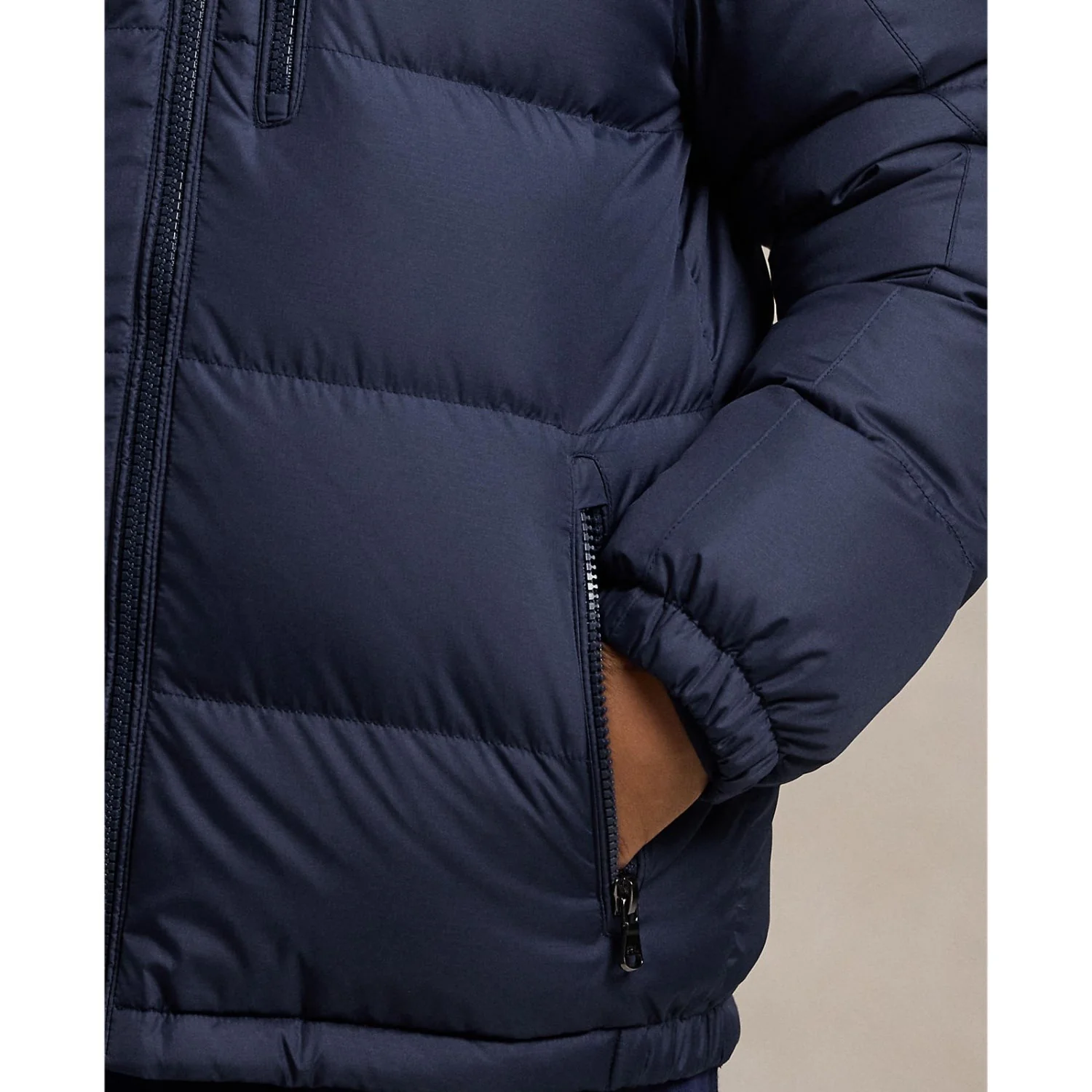 Polo Ralph Lauren Newport Navy Boy Bomber Jacket - Image 4