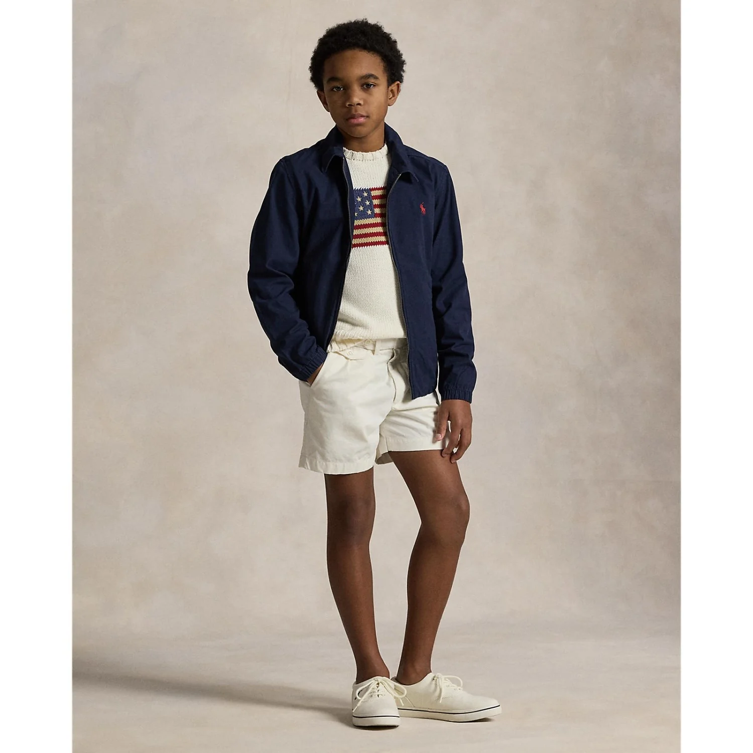 Polo Ralph Lauren Newport Navy Boy Windbreaker - Image 4