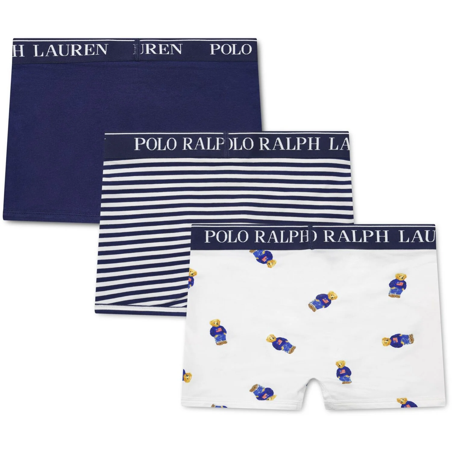 Polo Ralph Lauren Newport Navy Cotton Stretch 3Pk Boxer - Image 8