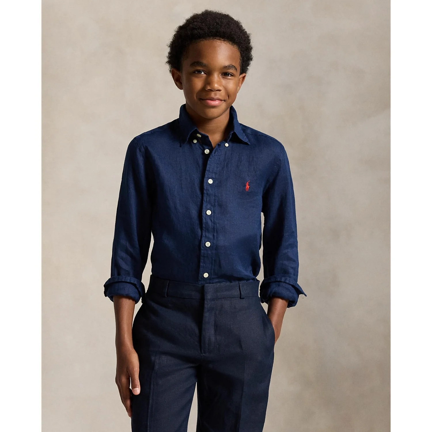 Polo Ralph Lauren Newport Navy Sport Shirt - Image 2
