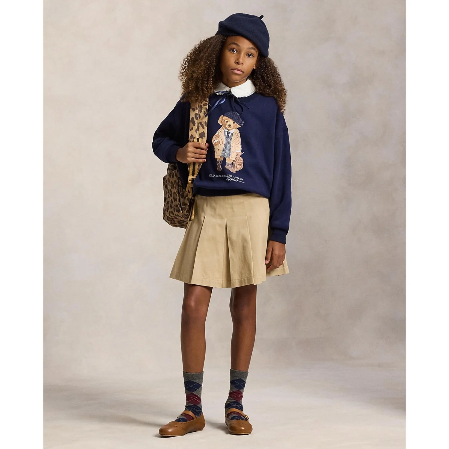 Polo Ralph Lauren Refined Navy Girl Sweatshirt - Image 4