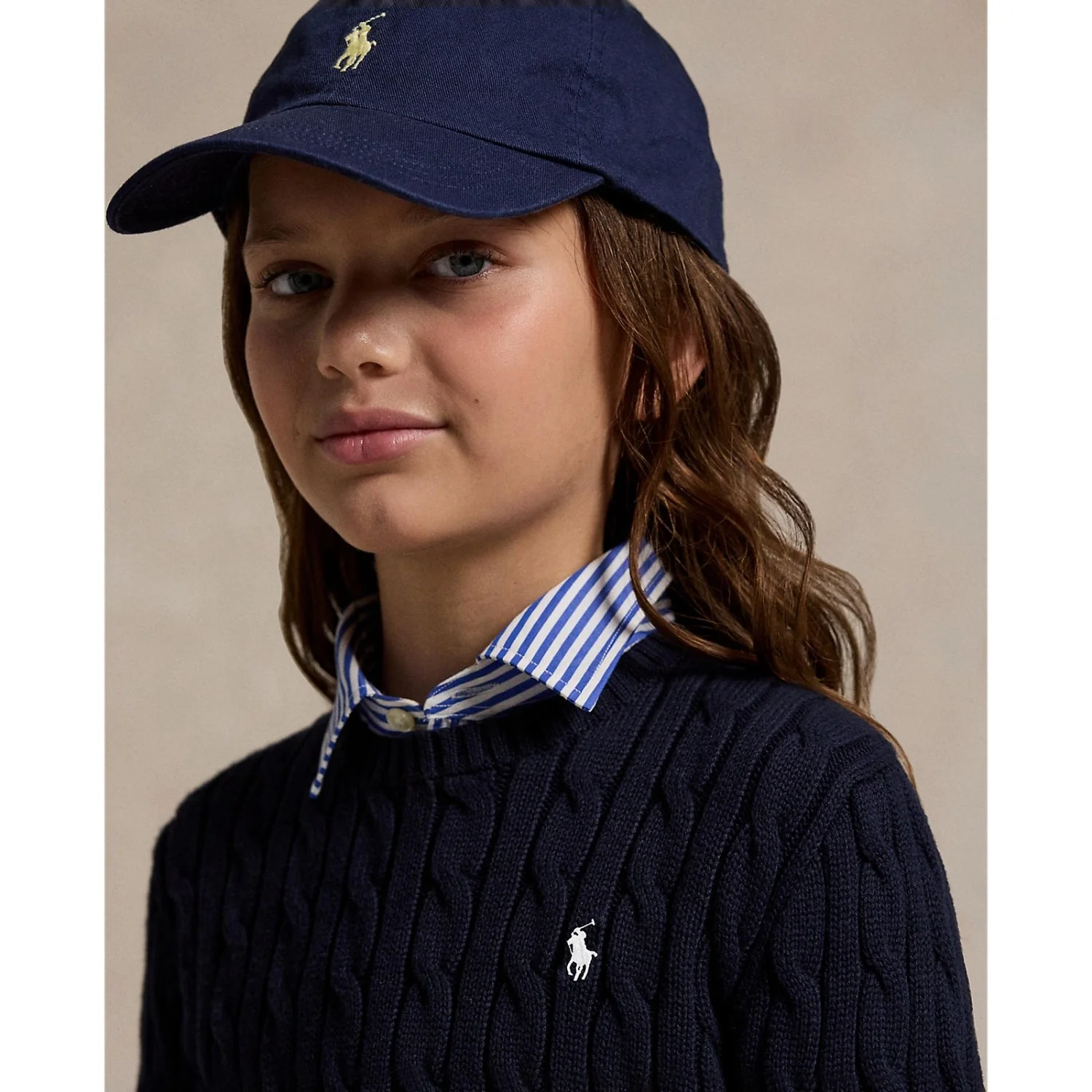 Polo Ralph Lauren Rl Navy W/ Nevis Girl Pullover - Image 3