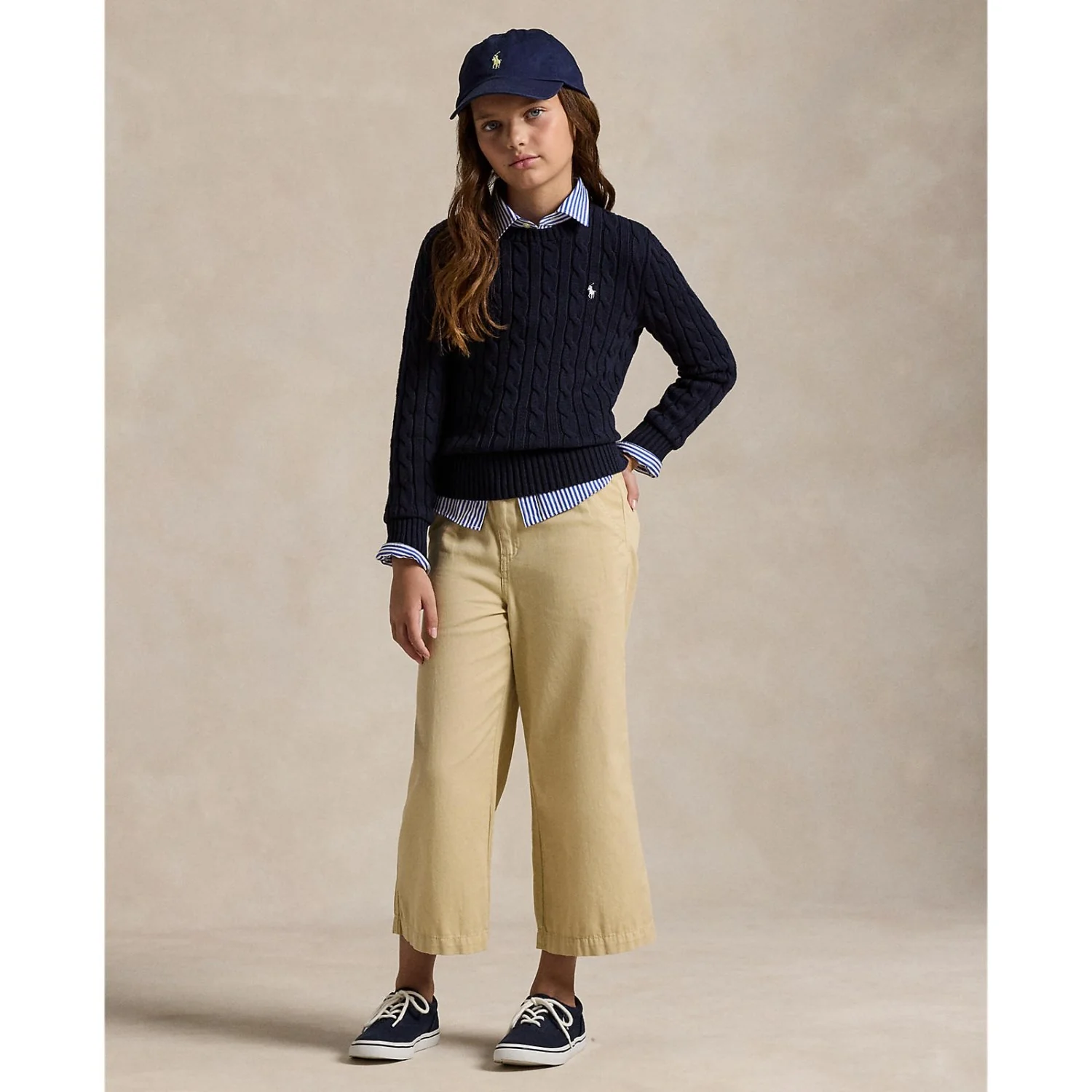 Polo Ralph Lauren Rl Navy W/ Nevis Girl Pullover - Image 4