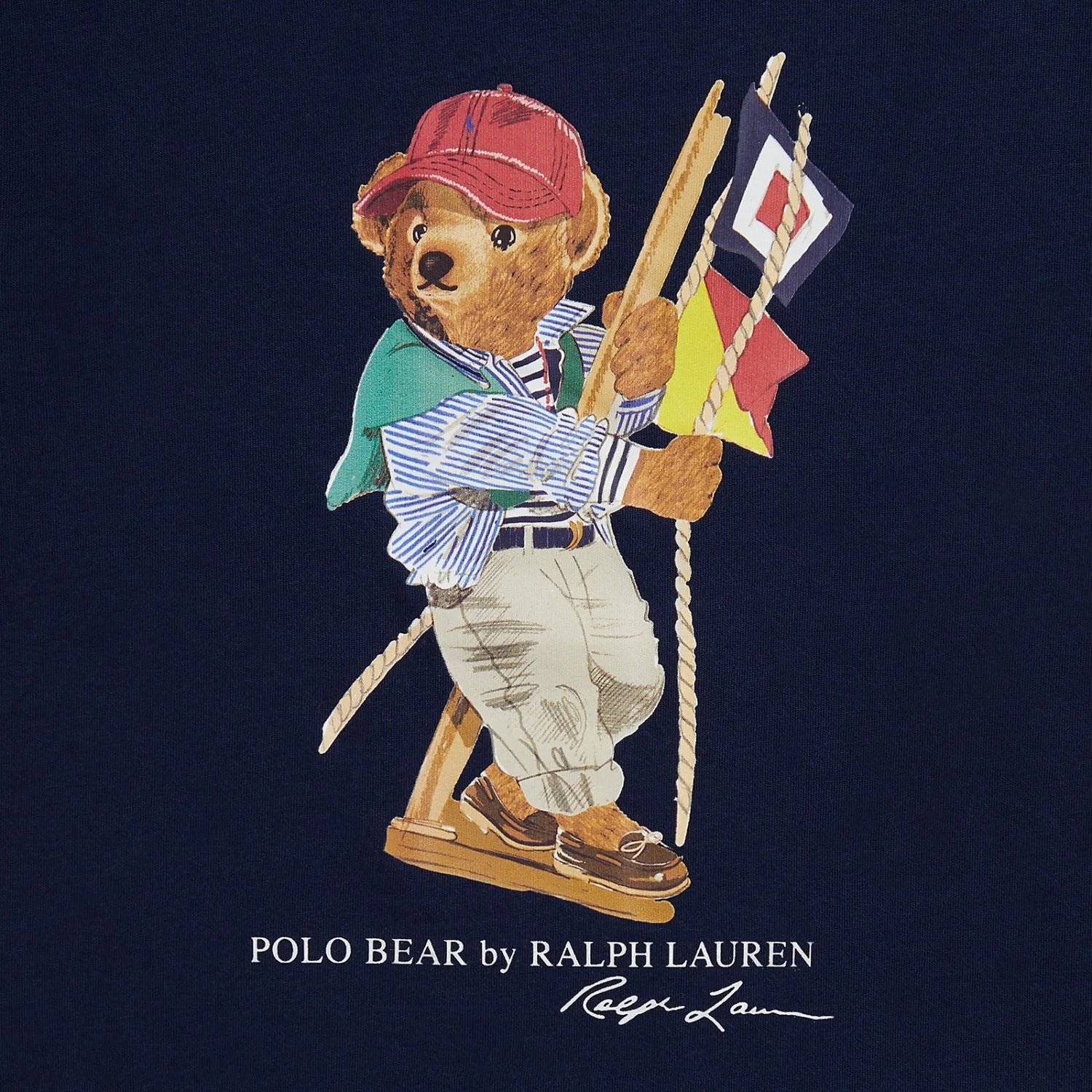 Polo Ralph Lauren Sp26 Bear Newport Navy T-Shirt - Image 2