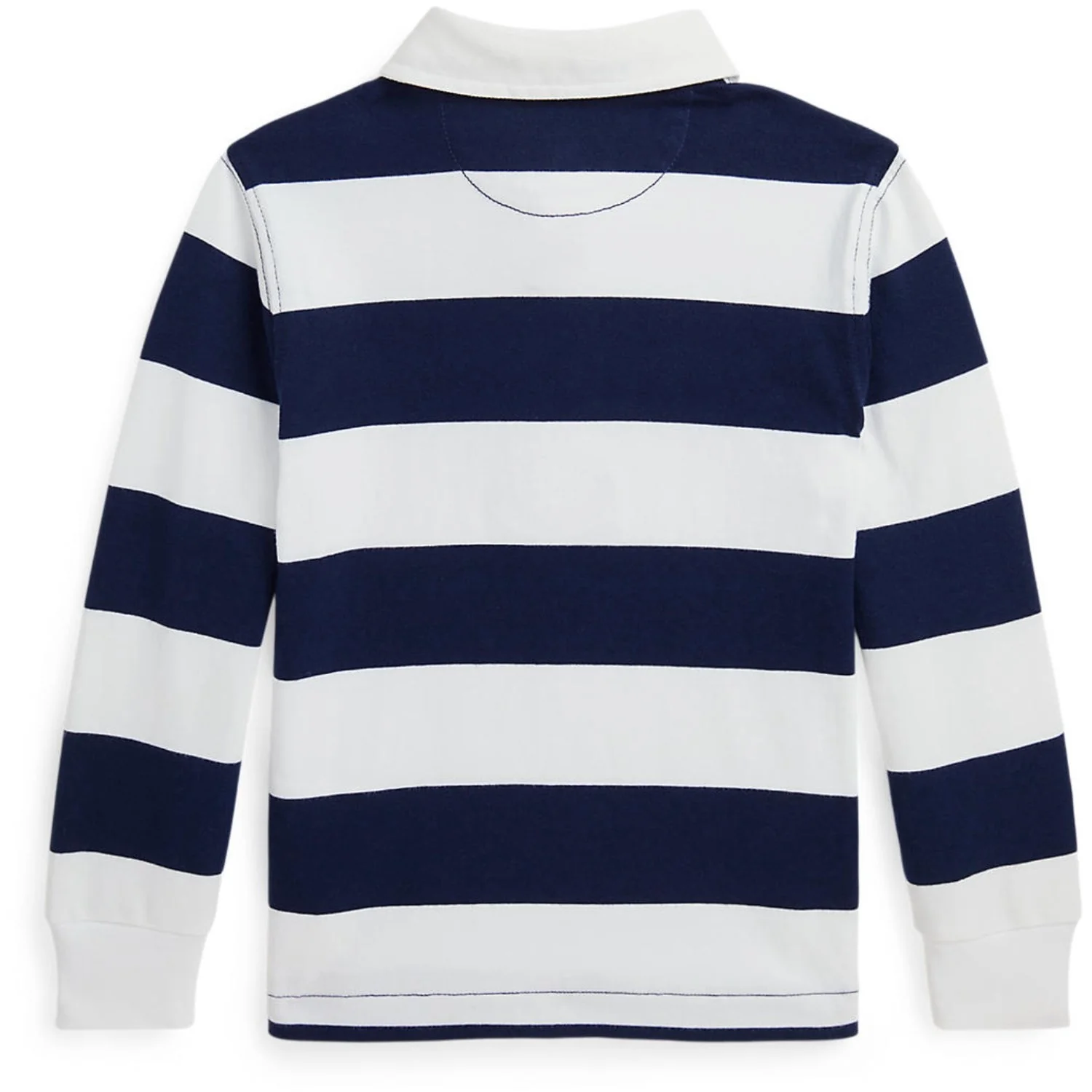 Polo Ralph Lauren White/Cruise Navy Rugby Polo T-Shirt - Image 5