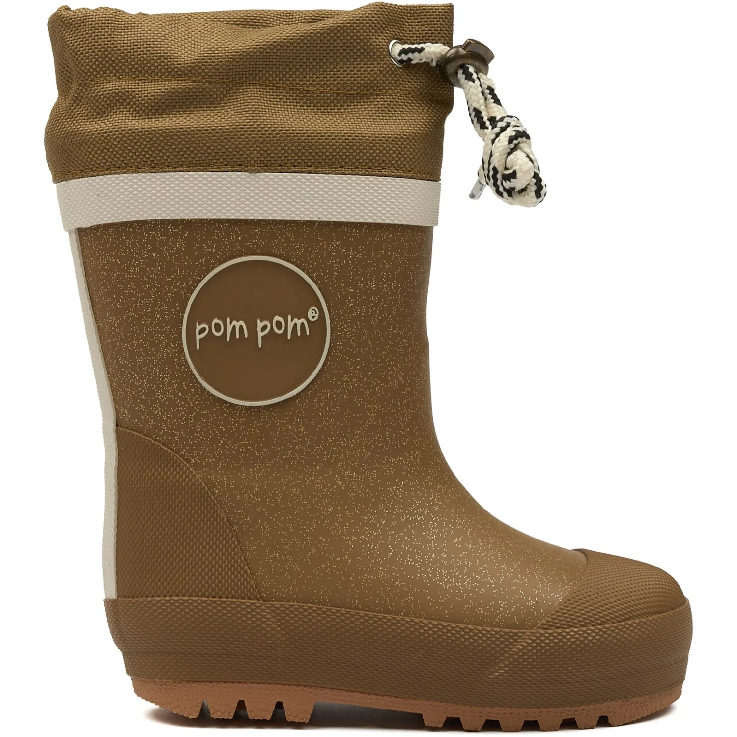 Pom Pom Gold Glitter GumBoots™ Thermo - Image 3