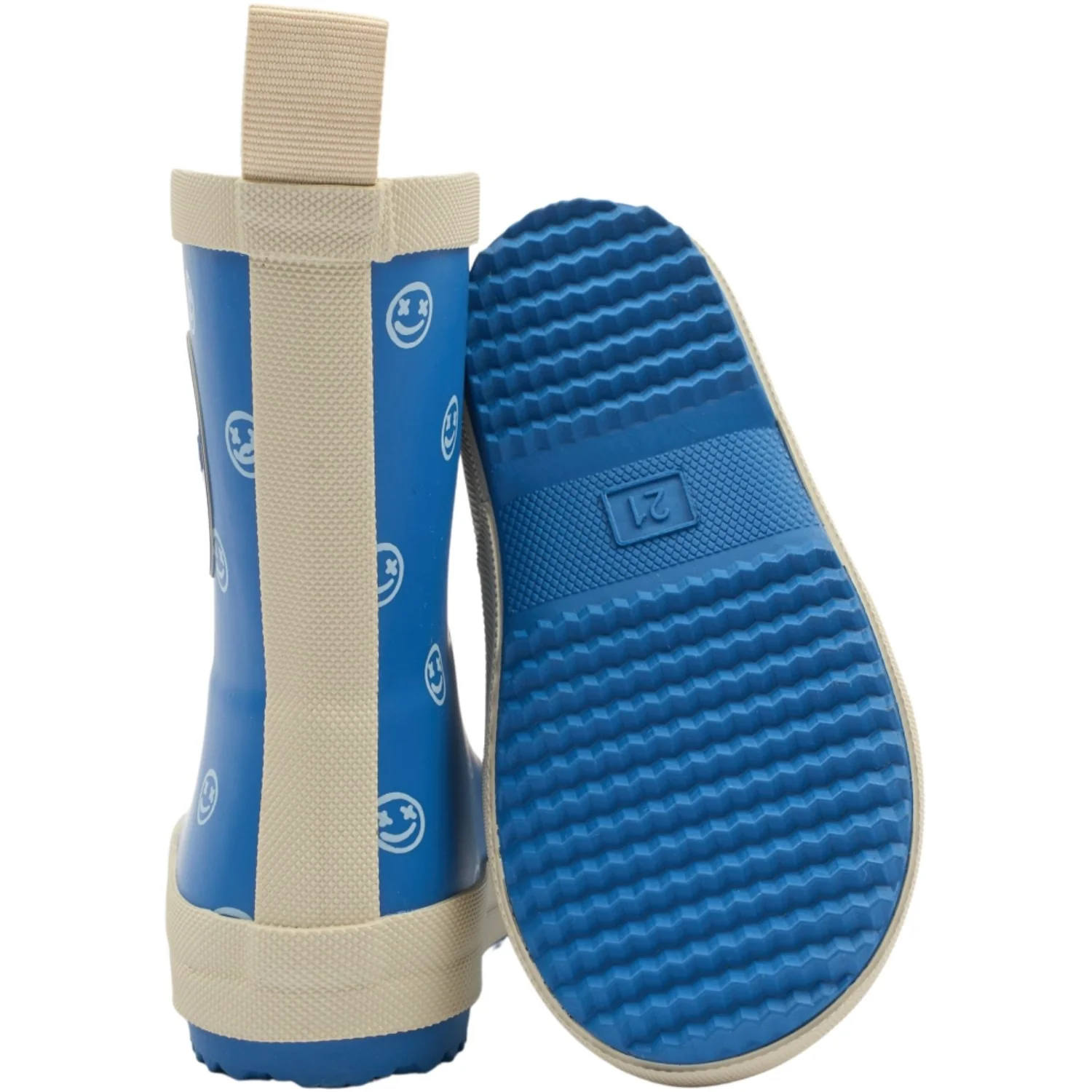 Pom Pom Snorkel Blue AOP Bliss Rubber Boot AOP - Image 3