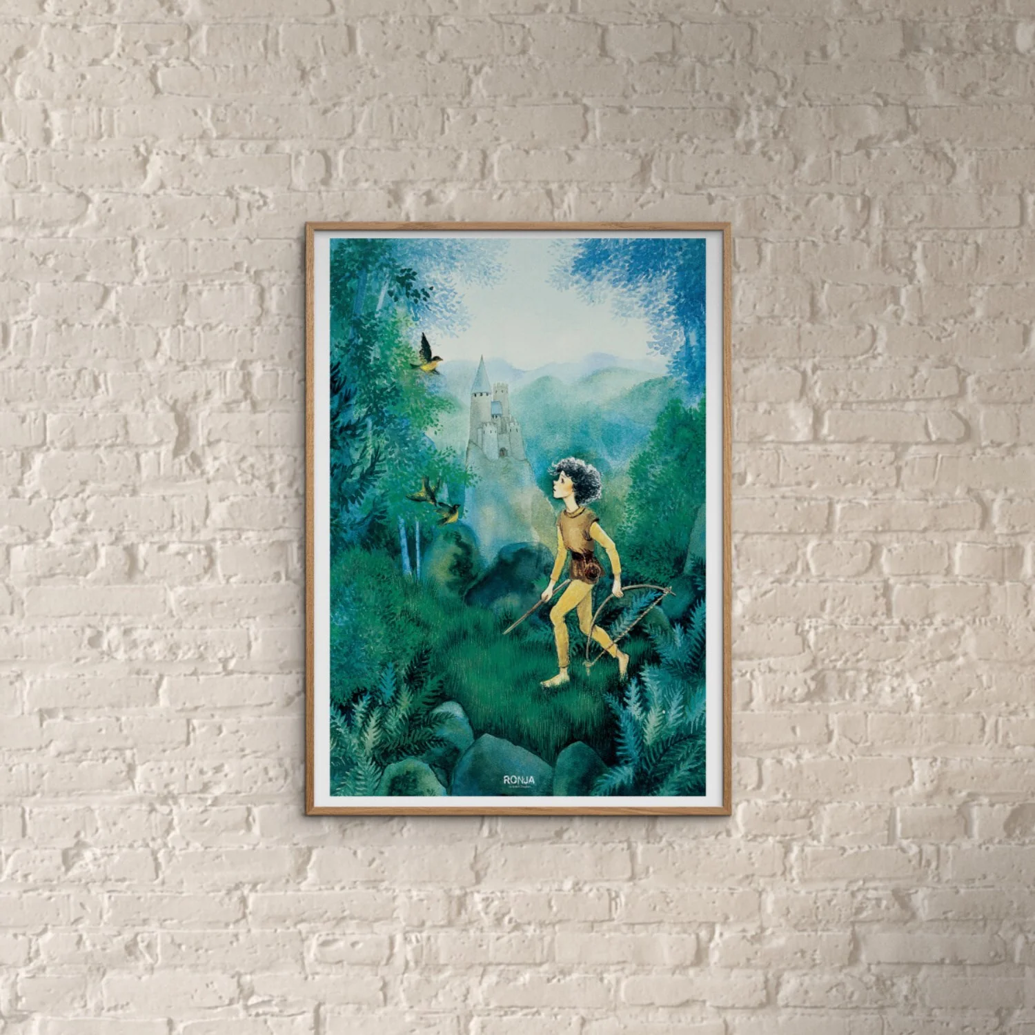 Poster & Frame Astrid Lindgren - In The Woods - Ronja The Robbers Daughter - Image 2