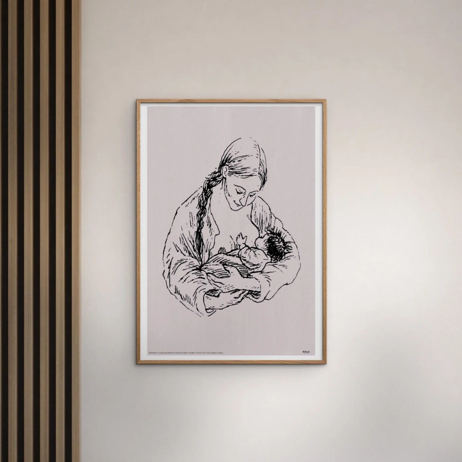 Poster & Frame Astrid Lindgren - Mom - Ronja The Robbers Daughter - Image 2