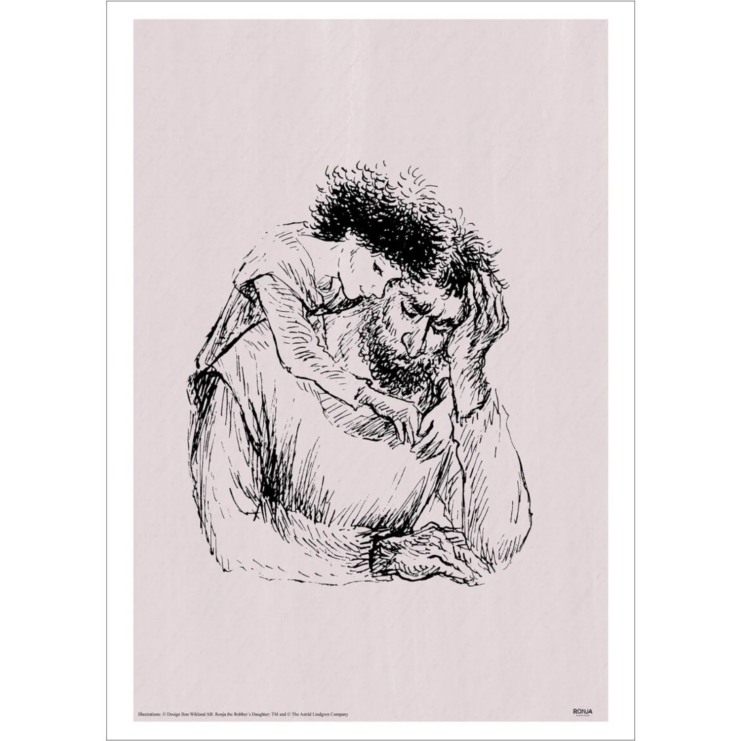 Poster & Frame Astrid Lindgren - Mom - Ronja The Robbers Daughter
