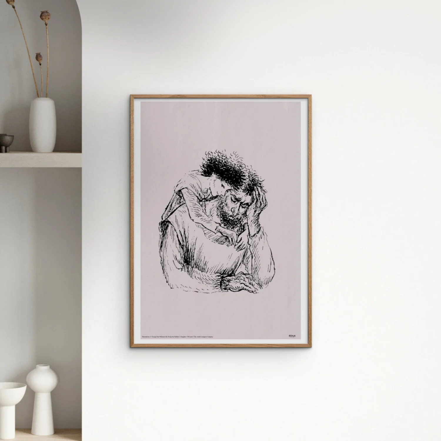 Poster & Frame Astrid Lindgren - Mom - Ronja The Robbers Daughter - Image 2