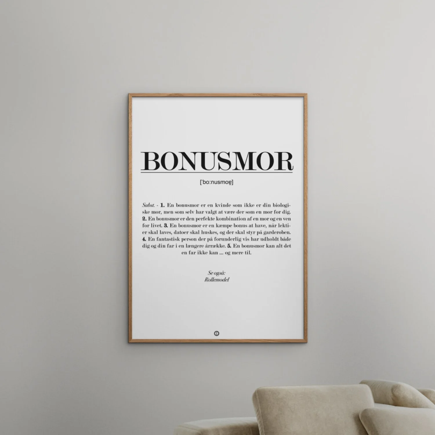 Poster & Frame Citatplakat - Bonusmor Definition - Image 2