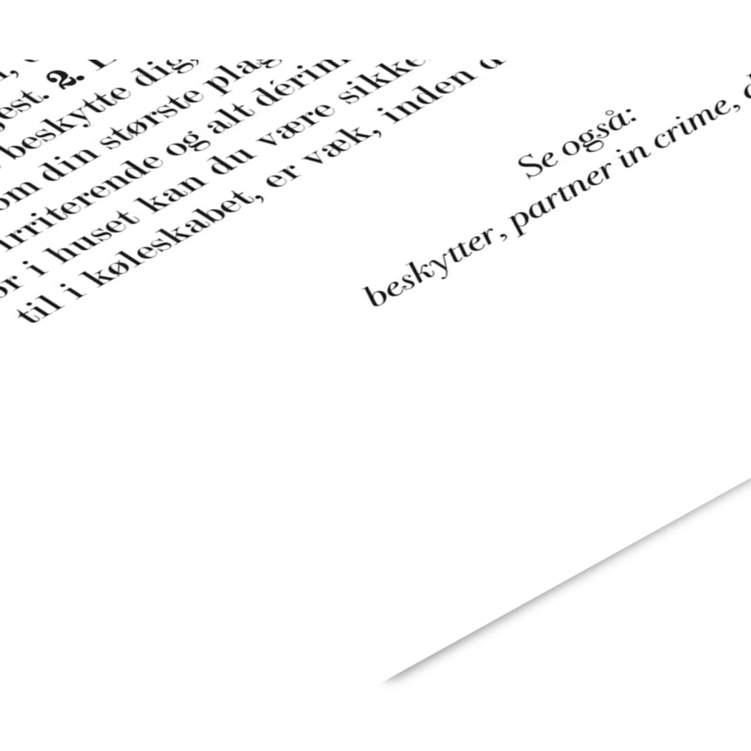 Poster & Frame Citatplakat - Bror Definition - Image 3