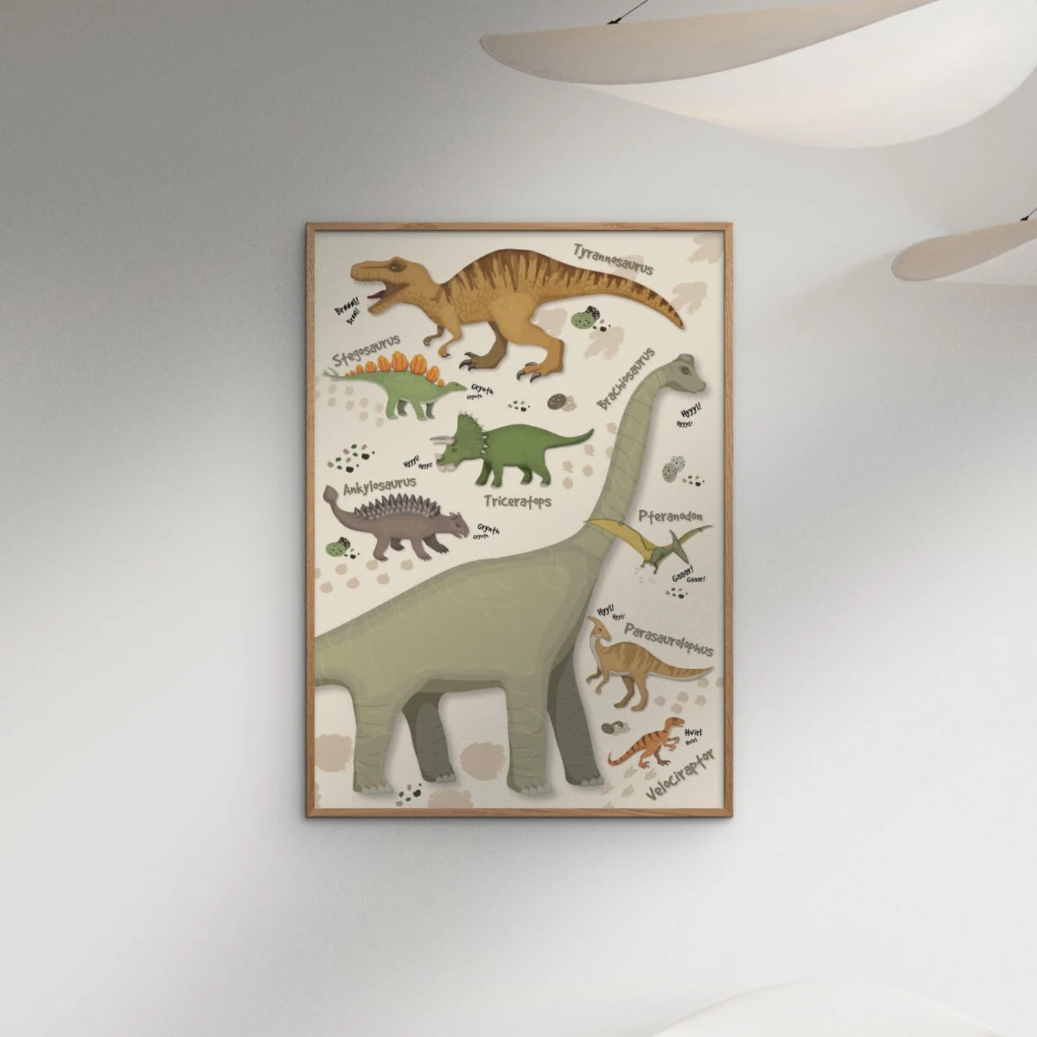 Poster & Frame Citatplakat - Dinosaurus Plakat – Børneplakat - Image 2