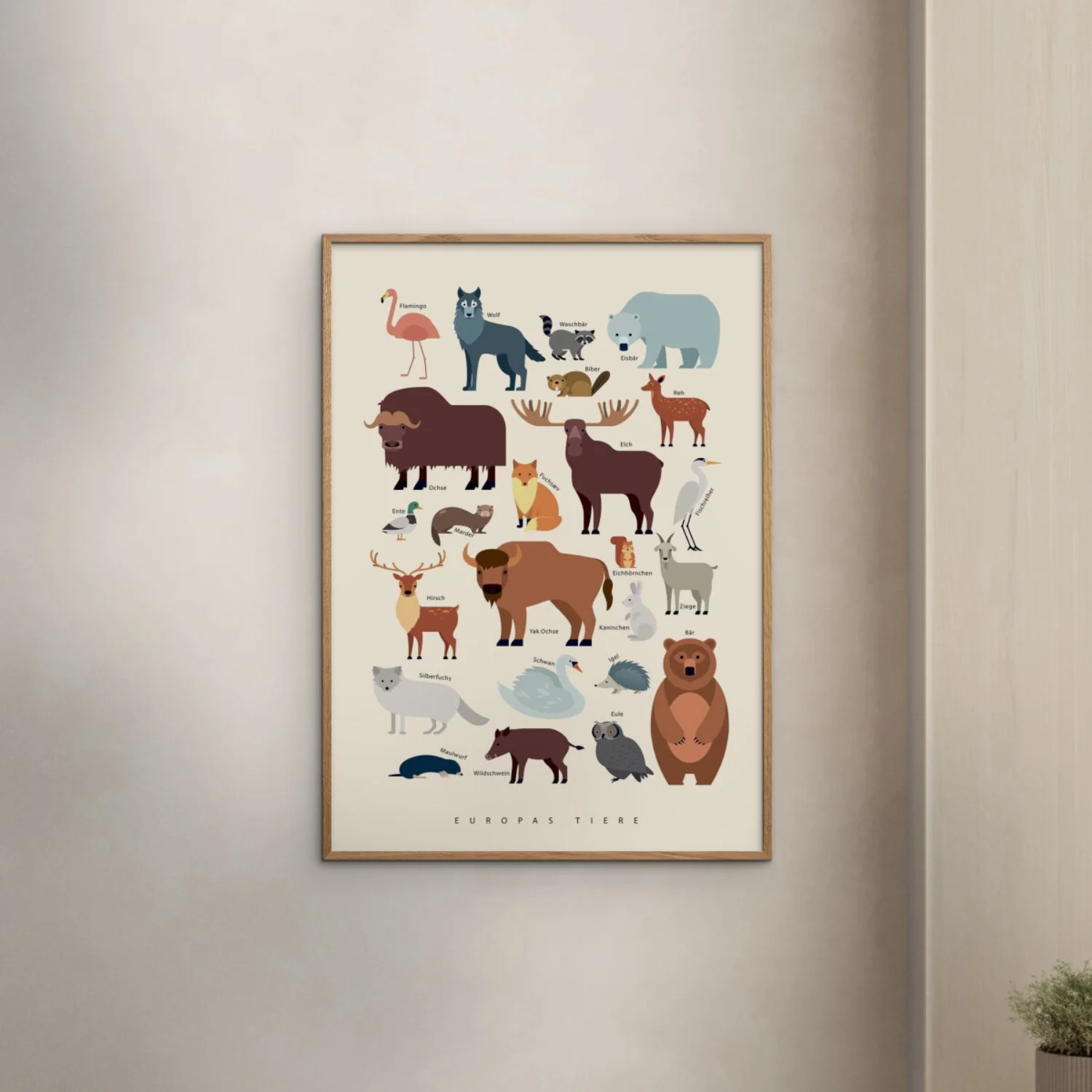 Poster & Frame Citatplakat - Europas Tiere - Image 2