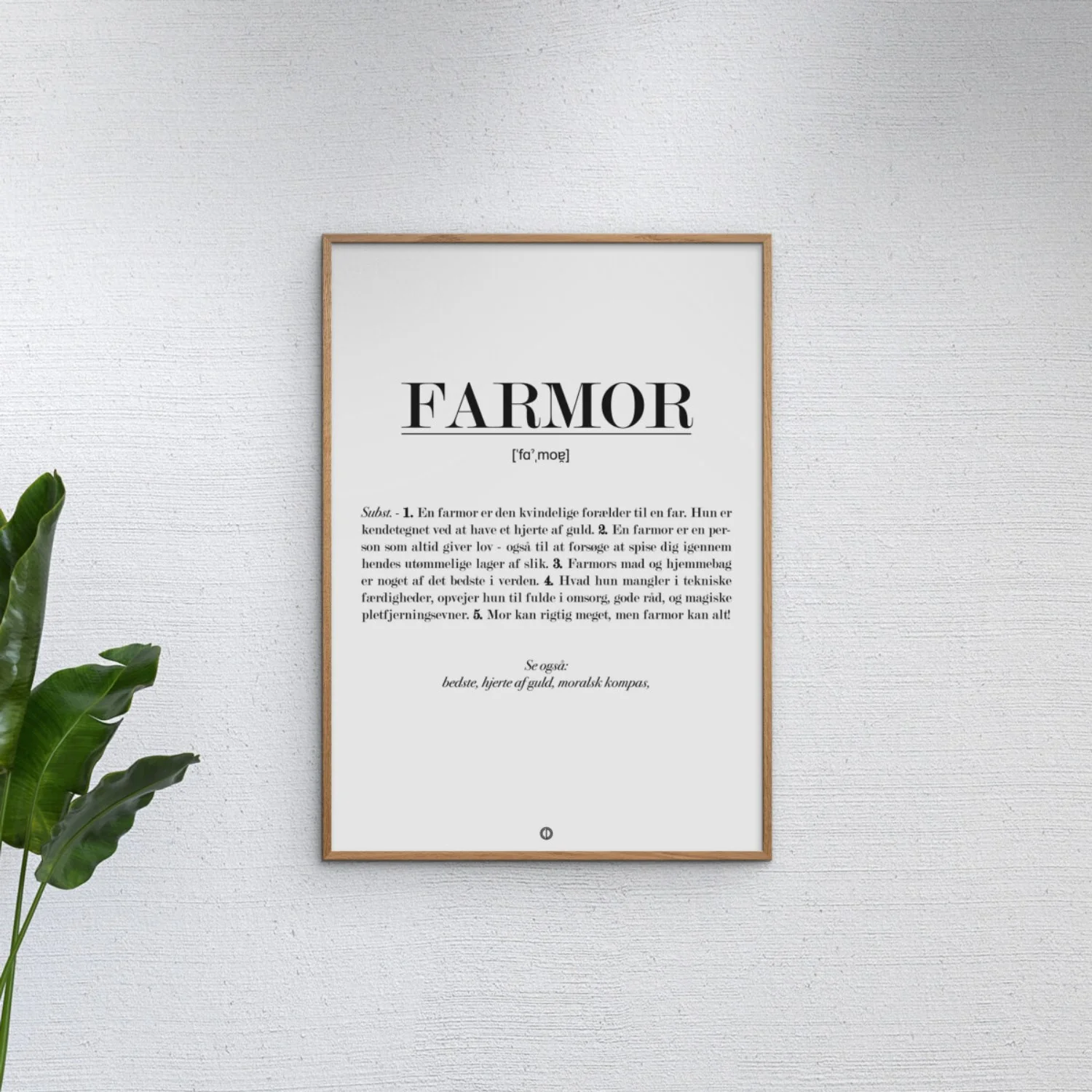 Poster & Frame Citatplakat - Farmor Definition - Image 2