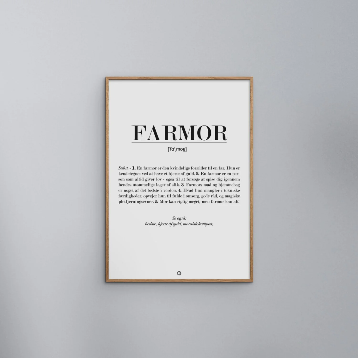 Poster & Frame Citatplakat - Farmor Definition - Image 2